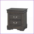 thumbnail image 6 of Bedroom Furniture Set Eastern King Sleigh Bed & Nightstand Dark Gray Finish | Gray | Sleigh Beds, 6 of 8