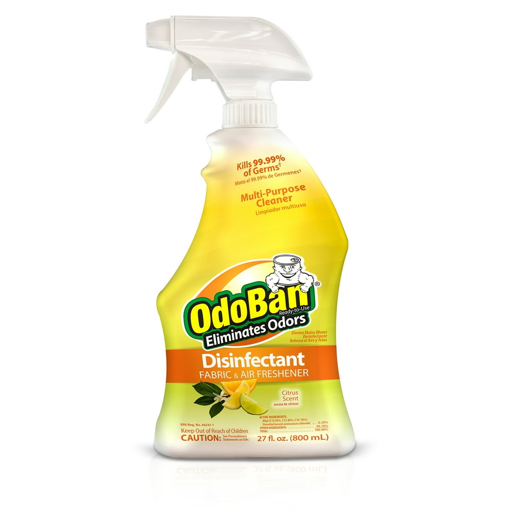 OdoBan Ready to Use 27 Oz Disinfectant Fabric and Air Freshener Citrus