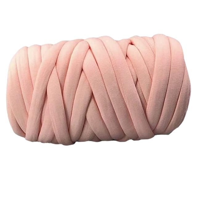 Bearachild 1 kg de hilo grueso de terciopelo brazo tejer alfombra hacer tejido a mano mascota cama ganchillo amarillo Artesanía diente sangriento