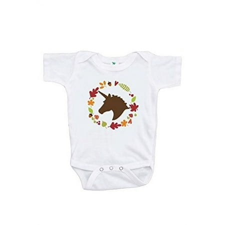 

7 ate 9 Apparel Girl s Fall Unicorn Onepiece White
