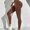 Brown, variant on Pants for Women 2026 Autumn Yoga Tights Seamless High Stretch Belly Control Gym Leggings Trendy Long Leggings
