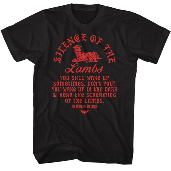 Silence of the Lambs Lamb Black T-Shirt