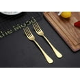 thumbnail image 3 of ReaNea Gold Dinner Fork 6 Pieces, Stainless Steel 8.17 " Fork Wedding Silverware Set, 3 of 8