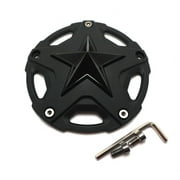 KMC XD Series Matte Black/Gloss Black Star Wheel Center Hub Cap 5 Lug for XD827