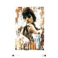 thumbnail image 2 of Frontline 15x18 Black Ornate Wood Framed with Double Matting Museum Art Print Titled - Keith Shades, 2 of 4
