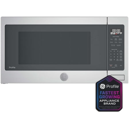 Ge Profile PCST22U1WSS 25" Wide 2.2 Cu. Ft. 1100 Watt Countertop Microwave - Stainless