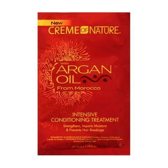 Creme Of Nature Packettes Argan Oil Treatment, 1.75 Oz, 3 Pack