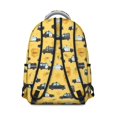 thumbnail image 3 of Police and Sheriff Yellow Pattern Backpack for School, Cute School Bag with Adjustable Shoulder Straps and Padded Back, 15.3"x11"x7.1", 3 of 5