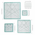 thumbnail image 2 of Quilting Rulers,4 Square Quilting Templates Acrylic Rulers, 2 of 5
