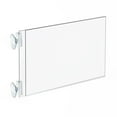 thumbnail image 2 of Two-Sided Acrylic Sign Holder With Suction Cup Grippers 11"W X 8.5"H, 10-Pack, 2 of 4