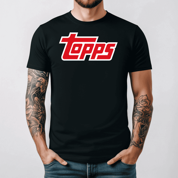 Topps Baseball Cards Baes Vintage Sports Graphic Design Tee V17386,for men and women up to 5XL