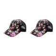 thumbnail image 1 of Maytalsory 1/2/3/5 Comfortable Ball Cap For Women - Fashionable With Sun Protection Universal Size black 2PCS, 1 of 6