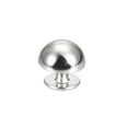 thumbnail image 4 of 10x6mm Screw Back Rivets Solid Round Head Leather Studs Silver Tone 10 Pack, 4 of 5