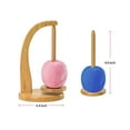 thumbnail image 4 of Artowell Bamboo Yarn Holder with Magnetic Spindle, Tangle-Free Yarn Dispenser & Wooden Yarn Spindle (Bamboo), 4 of 9