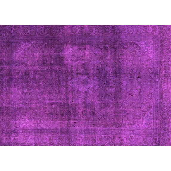 Ahgly Company Indoor Rectangle Abstract Pink Modern Area Rugs, 6' x 9'