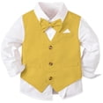 thumbnail image 2 of Traje SANGTREE de 5 piezas para niños, color amarillo limón, de 9 a 12 meses, 2 of 7