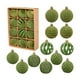 thumbnail image 2 of Christmas Decorations 12 Piece Flocked Christmas Balls Christmas Decoration SetMultiple Styles Of Christmas Tree Decorations Can Also Be Used For Other Party, 2 of 6