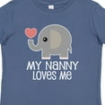 thumbnail image 4 of Inktastic My Nanny Loves Me Grandchild Boys or Girls Baby T-Shirt, 4 of 5