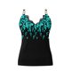 thumbnail image 5 of Blusa sin mangas con cuello en V para mujer a la moda Cami Camiseta con estampado Camis Tops Fridja qr5354, 5 of 5