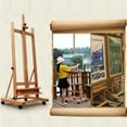thumbnail image 4 of DHJ-02 360-Degree Spinner Wheel Red Beech Wood Rolling Easel Wood Color, 4 of 11