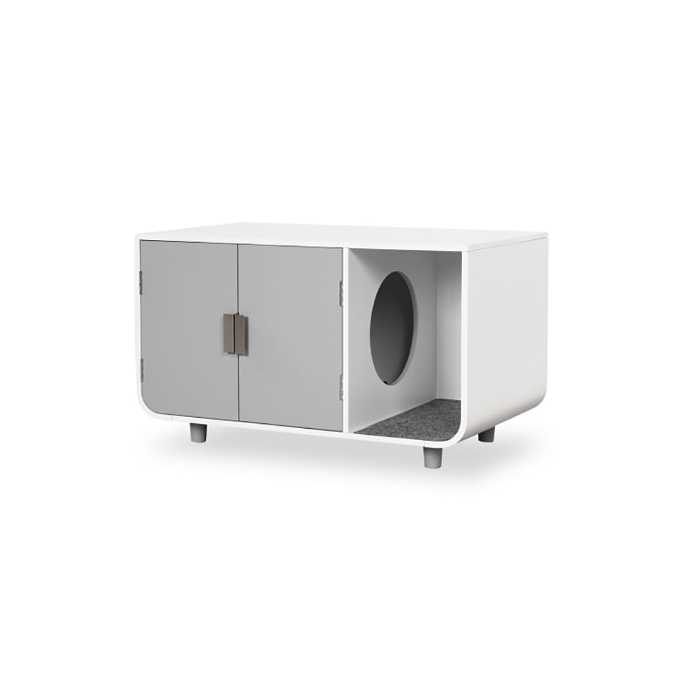 Yardi Yard Cat Litter Box Enclosure Furniture with Removable Mat, Cat Litter Box Furniture, Litter Box Enclosure, Pet Crate, Cat Washroom Cabinet, Fits Most Litter Box Yardi Yard Cat Litter Box Enclosure Furniture with Removable Mat, Cat Litter Box Furniture, Litter Box Enclosure, Pet Crate, Cat Washroom Cabinet, Fits Most Litter Box