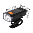 thumbnail image 2 of Bright LED Bicycle Headlight & Taillight Set, Waterproof Mountain Road Bike Lights for Night Riding Safety, USB Rechargeable, 400mah Battery, 2 of 8