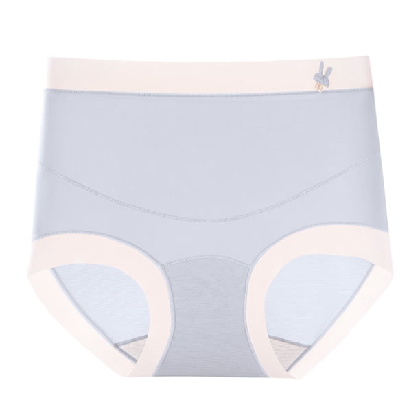 Puntoco Ropa interior breve para mujer Braguitas de seda de hielo con cintura alta y ventilación para futuras mamás