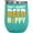 Mint, variant on Don't Worry, Beer Happy - Drinker, Witty Drinking Pun, Mint 12oz Wine Tumbler