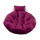 thumbnail image 3 of Cojín colgante para silla de cesta de 90 cm, cojín para silla de huevo para jardín, hogar y cocina. Violeta, 3 of 9