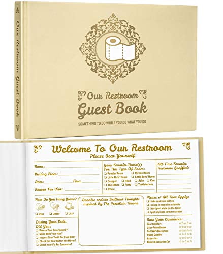 Knock Knock® Bathroom Guest Book