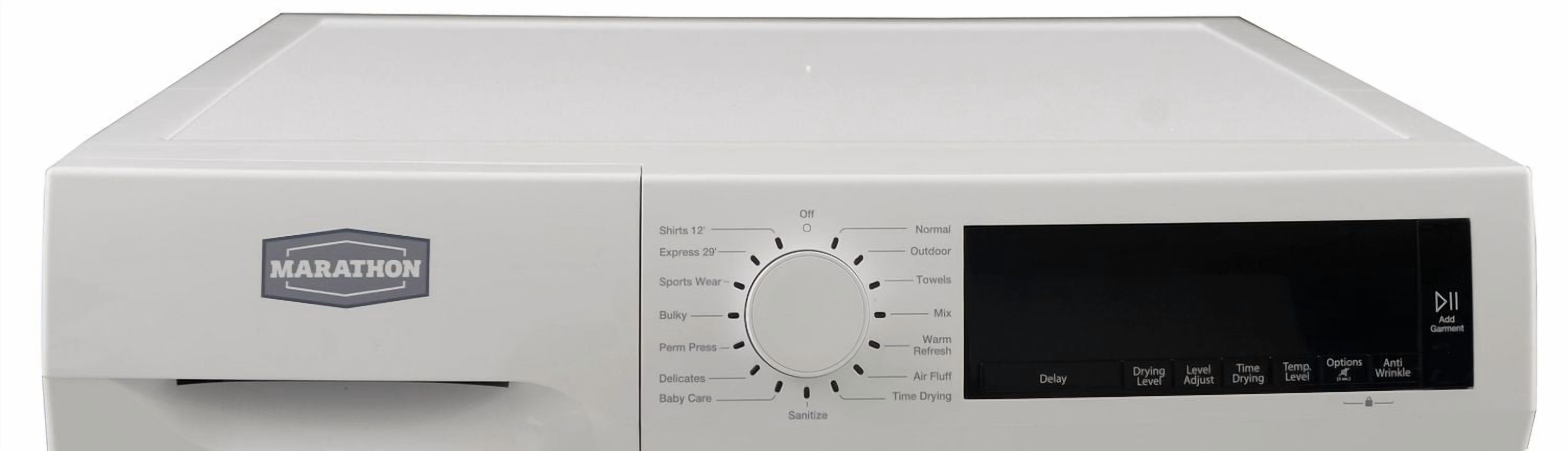Sécheuse à condensation/sans ventilation Marathon Deluxe, 24 po, blanche