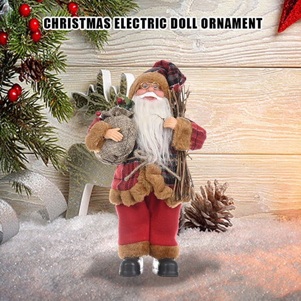 Christmas Santa Claus Decor Mini Santa Claus Figure Home Navidad Party Ornaments