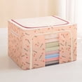 thumbnail image 1 of Caja de almacenamiento de tela Oxford, caja de tela plegable con marco de acero, caja de almacenamiento para el hogar, caja de almacenamiento de ropa de gran capacidad, caja de almacenamiento de, 1 of 3