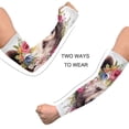 thumbnail image 4 of ALAZA Floral on Bear UV Sun Protection Arm Sleeves UPF 50+ Compression Cooling Sleeve 1 Pair, 4 of 7