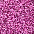 thumbnail image 2 of Miyuki Delica Seed Beads – Size 11/0 (1.6 mm), DB0425, Galvanized Bright Pink Dyed, 7.2 g, Approx. 1440 Beads, 2 of 7