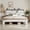 White, variant on GZXS Farmhouse Queen Bed with Storage Headboard, Charging Ports & Touch-Activated Light, No Box Spring Needed, White