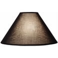 thumbnail image 7 of Springcrest Black Large Chimney Empire Lamp Shade 6" Top x 19" Bottom x 12" Slant (Spider) Replacement with Harp and Finial, 7 of 7
