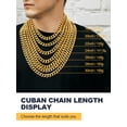 thumbnail image 5 of U7 Chunky Cuban Necklace for Men Gold Plated Curb Chain Stainless Steel Jewelry 12mm 20 Inch Fashion Gift for Son Husband, 5 of 9