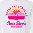 thumbnail image 4 of Inktastic Summer Enjoy the Sunshine Outer Banks North Carolina in Pink Long Sleeve T-Shirt, 4 of 5