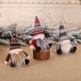 thumbnail image 5 of Christmas Ornament Knitted Plush Gnome Doll Christmas Tree Wall Hanging Pendant Holiday Decor Gift, 5 of 6