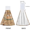 thumbnail image 4 of SKYSONIC Hanging Kitchen Towel 12 x 17 Inch Mysterious Ancient Egyptians Towel Set 2 Pieces of Dry Towels for Kitchen, Bathroom, Laundry Room Table, 4 of 7