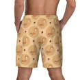 thumbnail image 4 of Goofa Squirrel And Nuts Printed Men's Swim Trunks Board Shorts Quick Dry Mens Swimming Trunks with Compression Liner,Breathable Fit Hawaii Beach Shorts-Large, 4 of 9