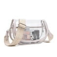 thumbnail image 2 of ibiyuan Crossbody Sling Bags For Women Stadium Approved Clear Crossbody Bag for Women, Transparent Purse for Sports Games Concert Festival Events, 2 of 5