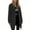 *Black, variant on ClodeEU Women's Open Top,Solid Color Zipper Long Sleeved ,Length Hooded Sweatshirt Jacket Tops Black,Womens Plus L