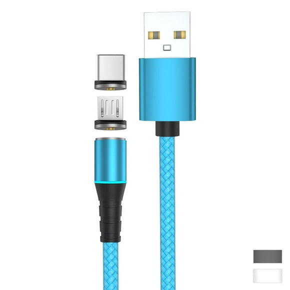 SPRING PARK Magnetic Adsorption 5A Fast Charging Cable Wire Micro USB Type-C Plug for Phone