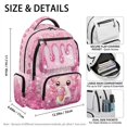 thumbnail image 7 of Aplkyhs Summer Backpack Lightweight School Bag for Age 9-12 Water Repellent Bookbag for Kids Pink Ice Cream Axolotl, 7 of 7