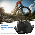 thumbnail image 3 of 1 Pair Sports Cycling Bike Gloves Padded Half Finger Bicycle Gloves with Fastener Tape Shock-Absorbing Anti-Slip Breathable Gloves, 3 of 7