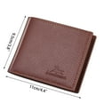 thumbnail image 7 of Kukoosong Wallets for Men Wallet Short Vertical Ultra-Thin Wallet Bank Card Card Package Small Purse Coffee One Size, 7 of 7