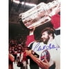 Clark Gillies Autographed Cup Over Head 8" x 10" Photograph
