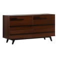 thumbnail image 1 of Commode Moderne en Bois à 6 Tiroirs - Vernis Noyer, 1 of 6